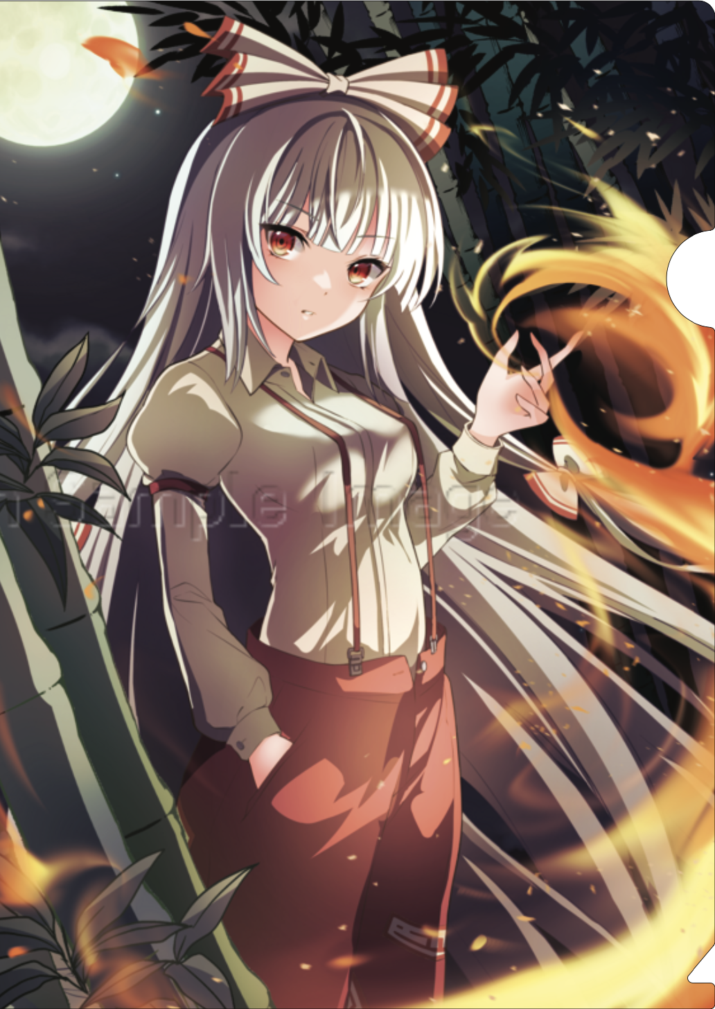 Fujiwara No Mokou (Touhou) Rule 34 Image