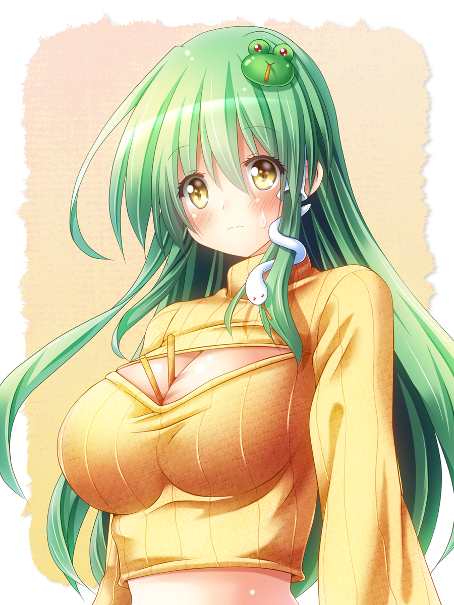 Kochiya Sanae (Pocky) Rule 34 Image