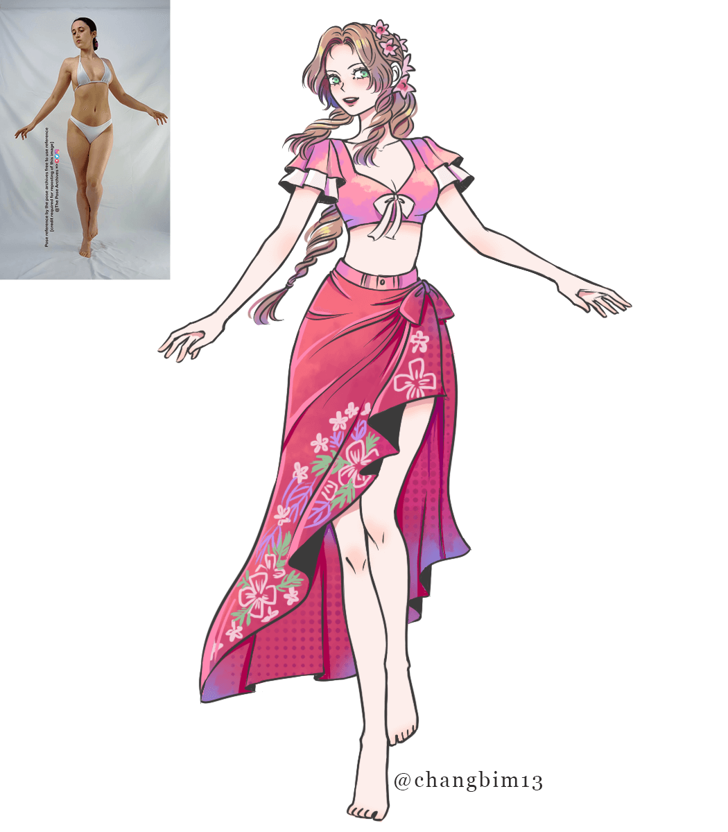 Aerith Gainsborough (Final Fantasy) Rule 34 Image