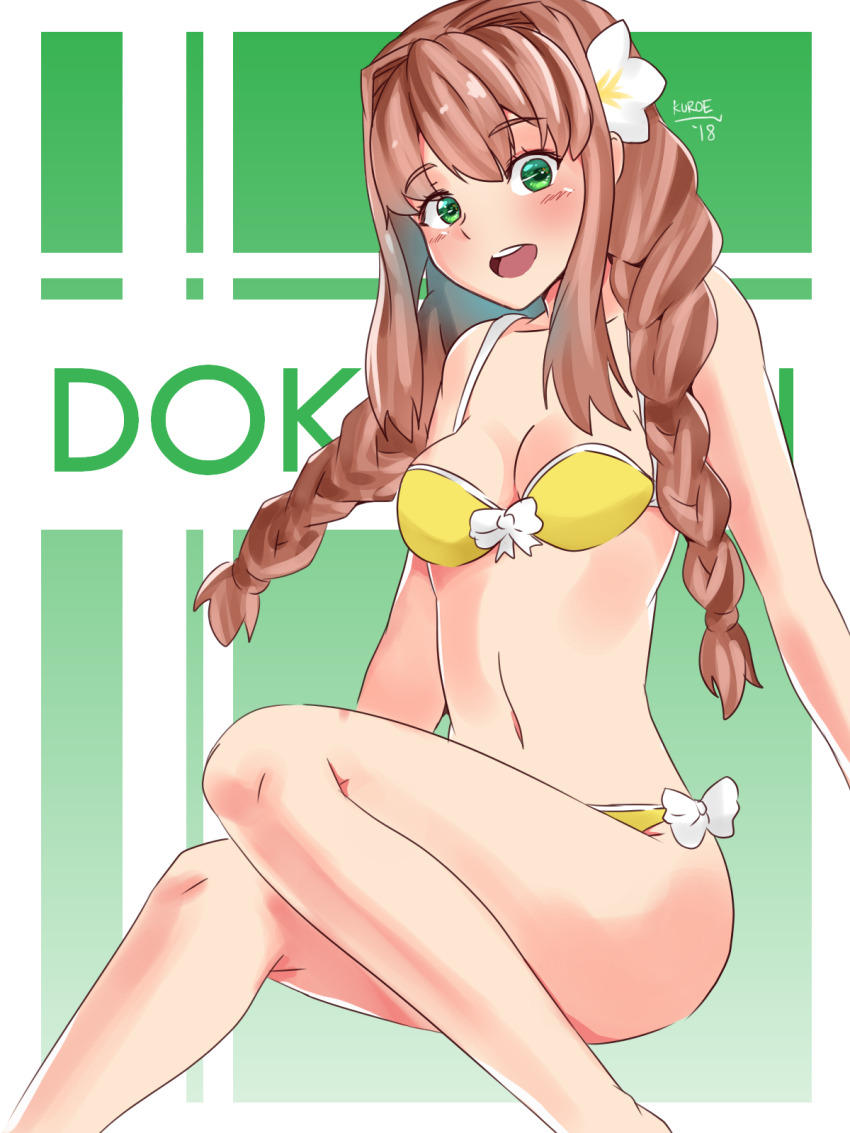 Monika (Doki Doki Literature Club) Rule 34 Image