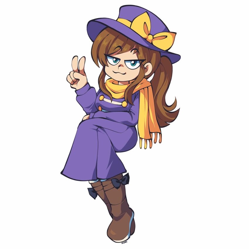Hat Kid (A Hat In Time) Rule 34 Image