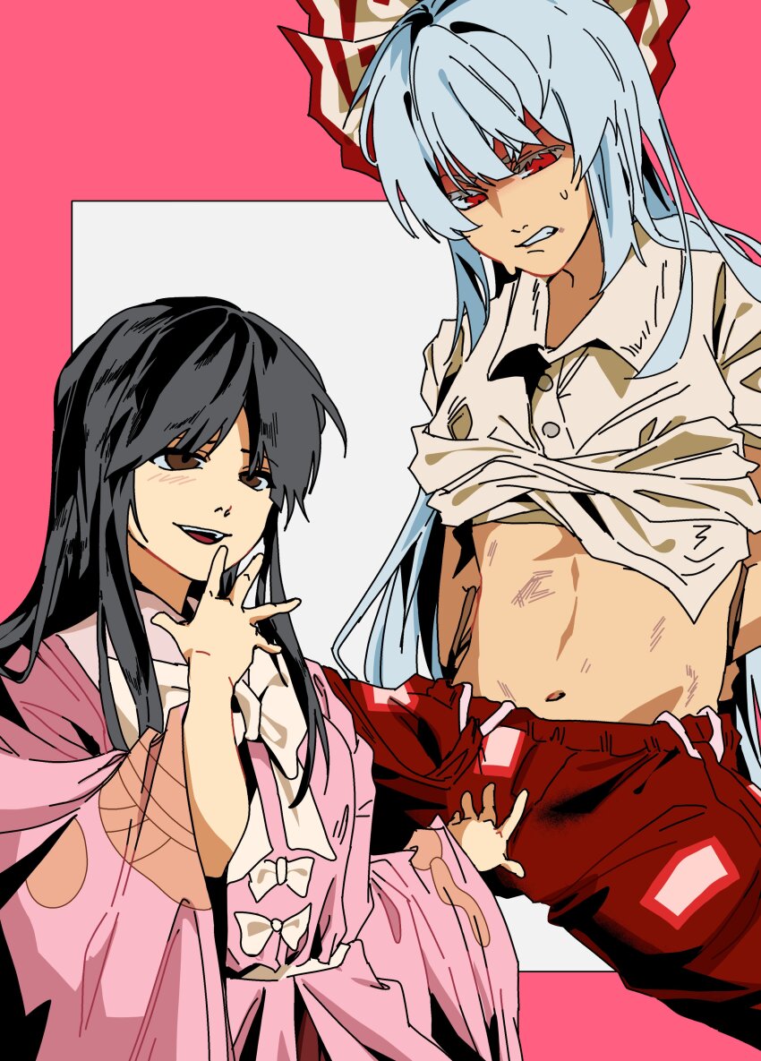 Fujiwara No Mokou (Touhou) Rule 34 Image