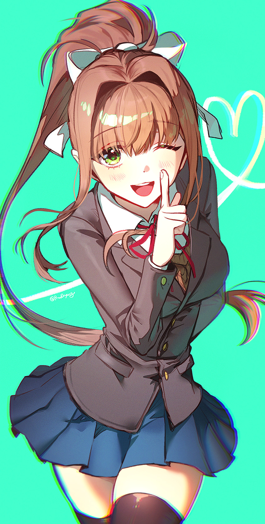 Monika (Doki Doki Literature Club) Rule 34 Image