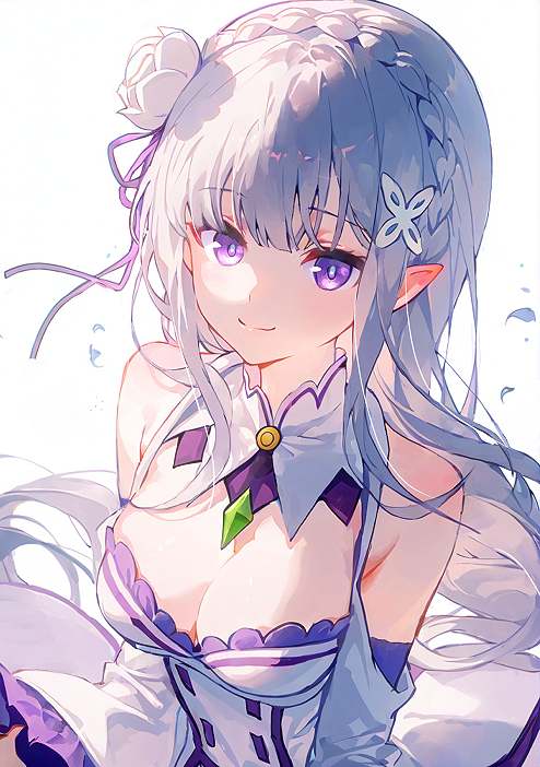 Emilia (Re:Zero) Rule 34 Image