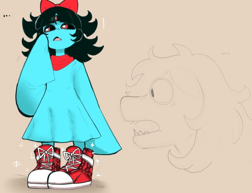 Aqua (Deltarune) Rule 34 Image