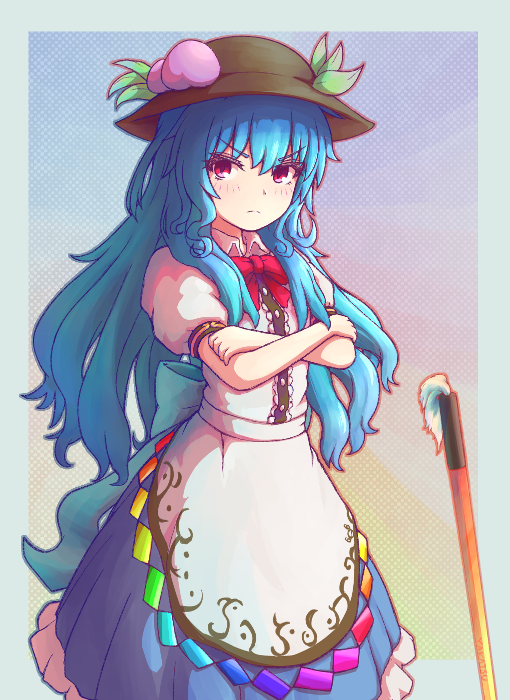 Hinanawi Tenshi (Touhou) Rule 34 Image