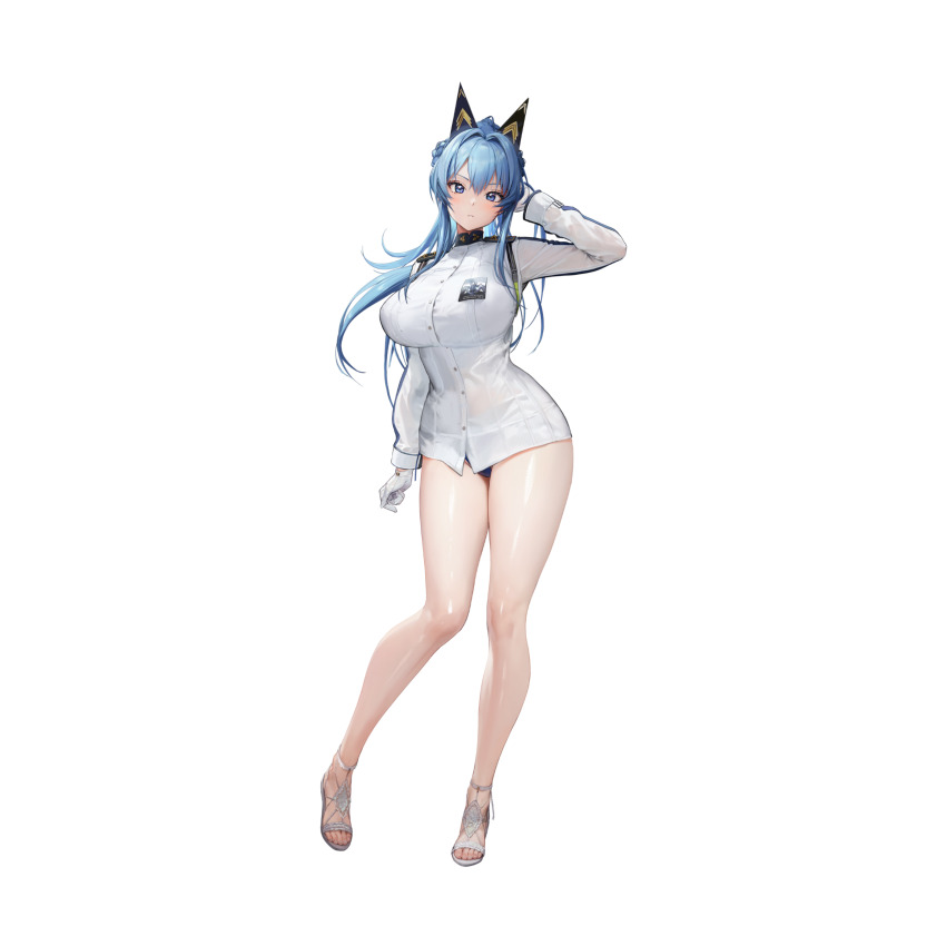 Helm (Aqua Marine) (Nikke) Rule 34 Image