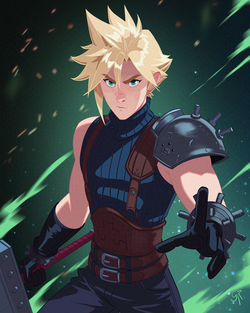 Cloud Strife (Final Fantasy) Rule 34 Image
