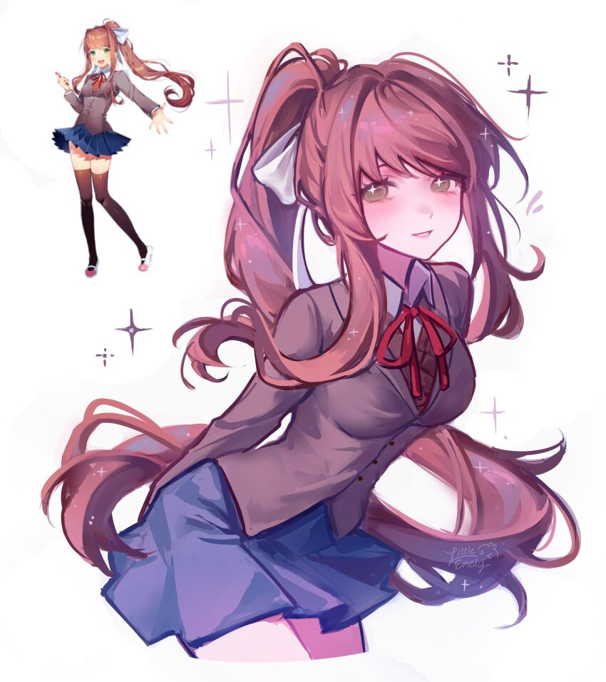 Monika (Doki Doki Literature Club) Rule 34 Image