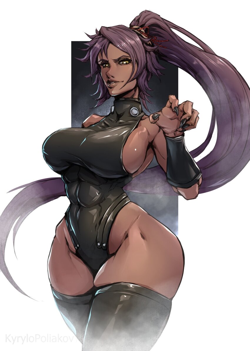 Shihouin Yoruichi (Bleach) Rule 34 Image