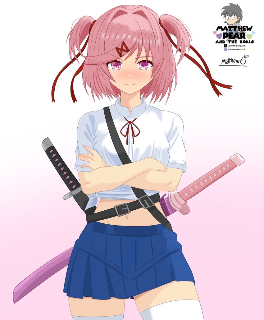 Natsuki (Doki Doki Literature Club) Rule 34 Image