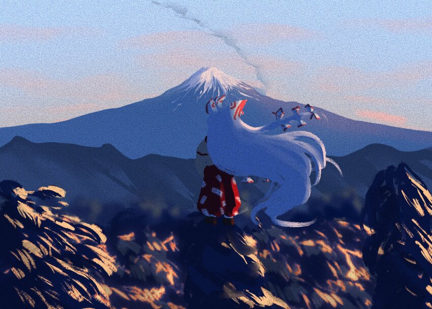 Fujiwara No Mokou (Touhou) Rule 34 Image