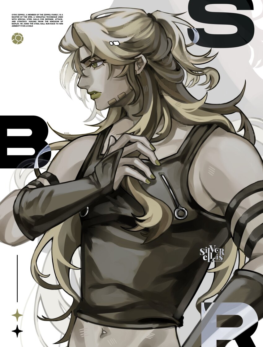 Gyro Zeppeli (Jojo No Kimyou Na Bouken) Rule 34 Image