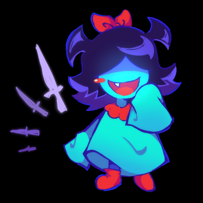 Aqua (Deltarune) Rule 34 Image