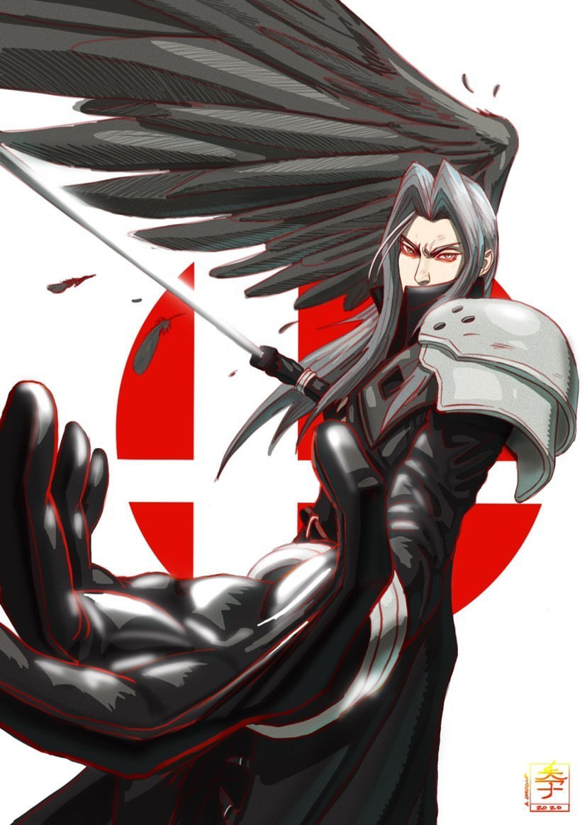 Sephiroth (Final Fantasy) Rule 34 Image