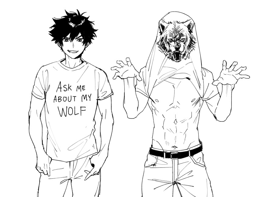 Ask Me About My Wolf (Meme) Rule 34 Image