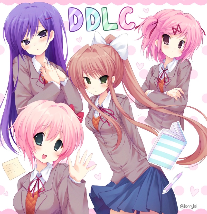 Monika (Doki Doki Literature Club) Rule 34 Image