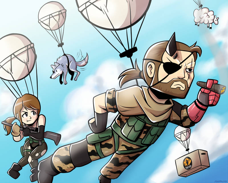 Big Boss (Metal Gear (Series)) Rule 34 Image