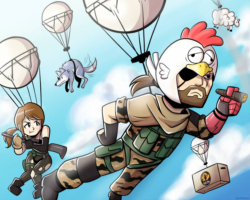 Big Boss (Metal Gear (Series)) Rule 34 Image