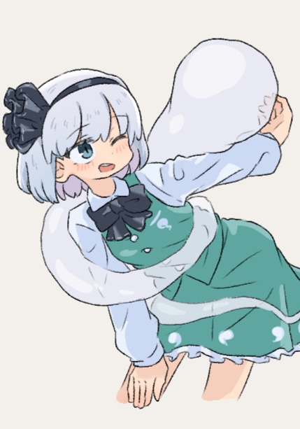 Konpaku Youmu (Touhou) Rule 34 Image