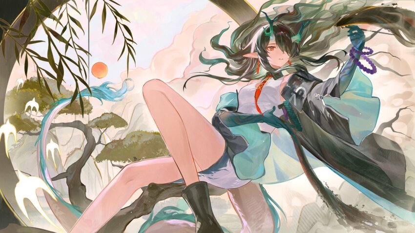 Dusk (Arknights) Rule 34 Image