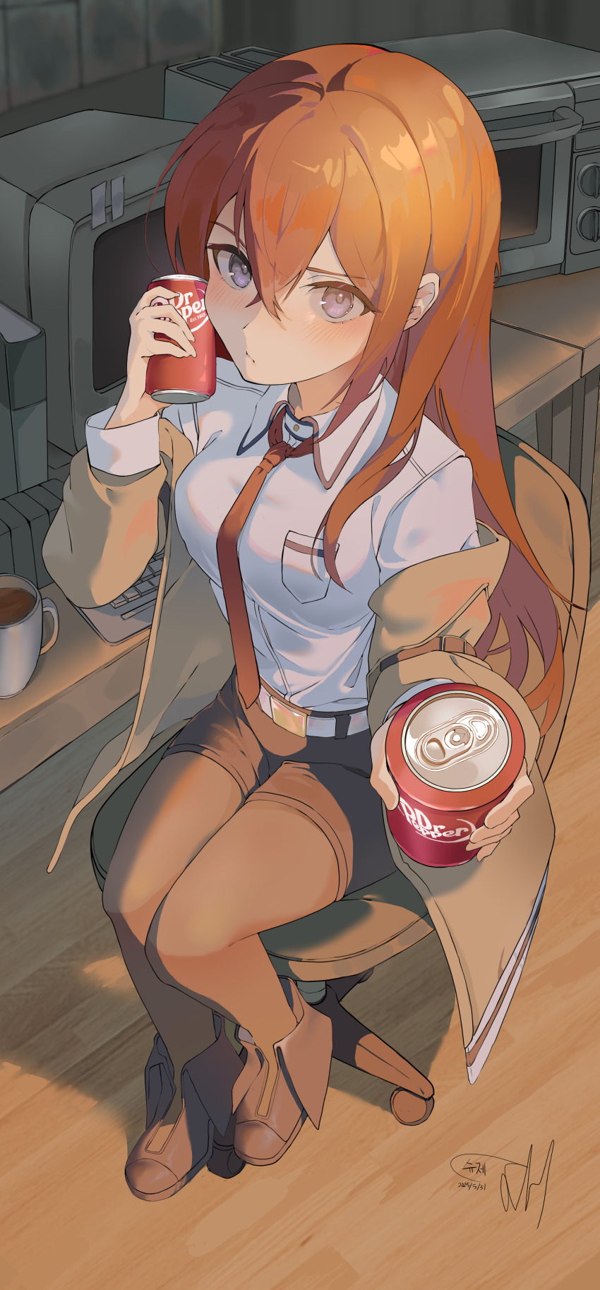 Makise Kurisu (Steins;Gate) Rule 34 Image