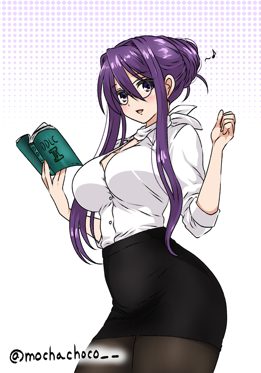 Yuri (Doki Doki Literature Club) Rule 34 Image