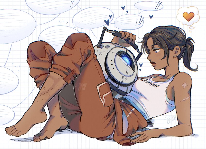 Chell (Portal (Series)) Rule 34 Image