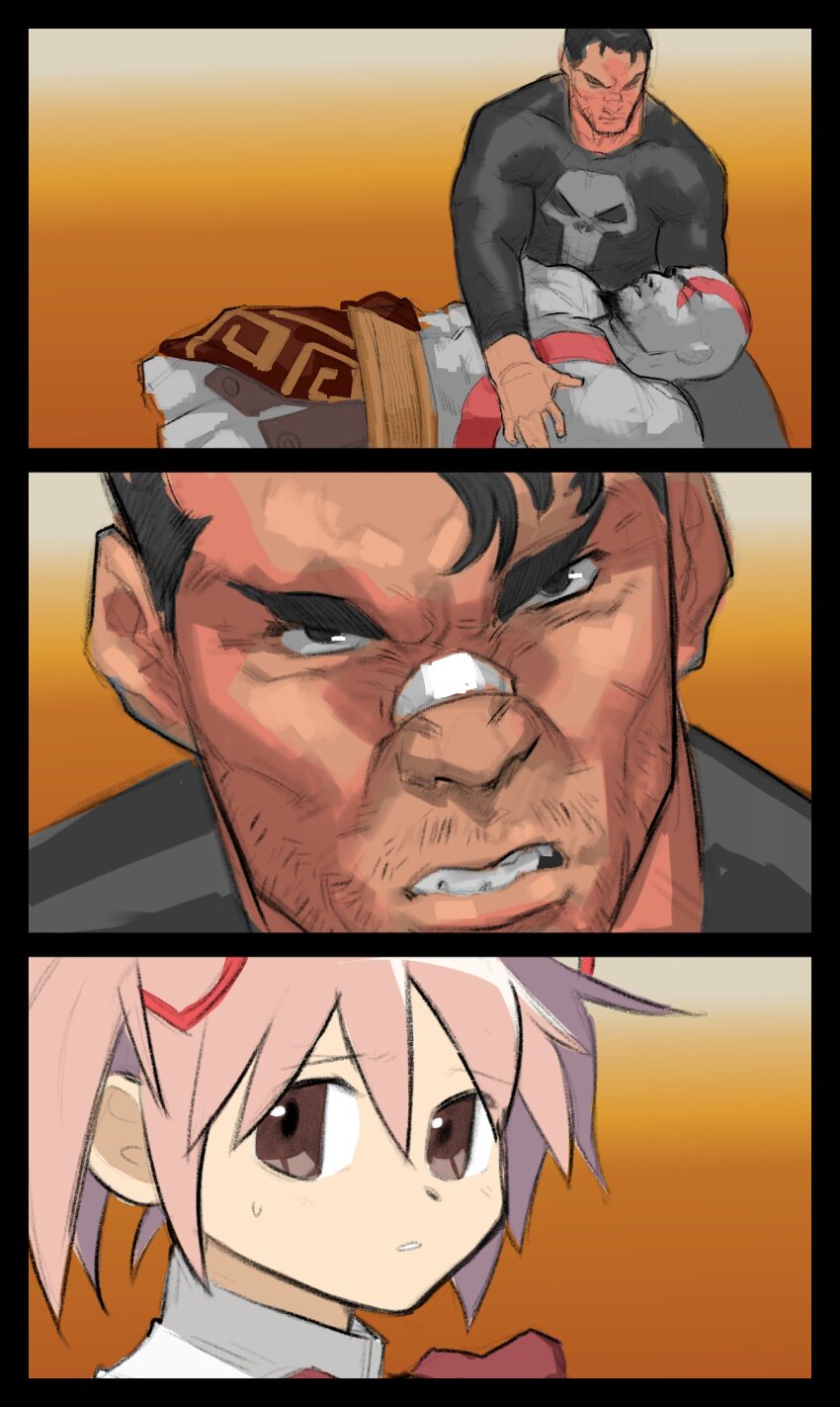 Kaname Madoka (Kratos (God Of War)) Rule 34 Image