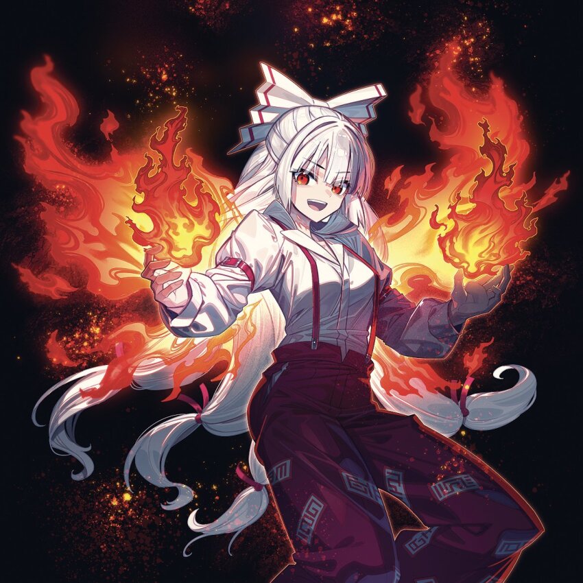 Fujiwara No Mokou (Touhou) Rule 34 Image