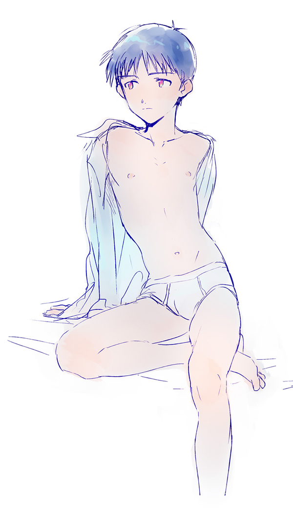 Ikari Shinji (Neon Genesis Evangelion) Rule 34 Image