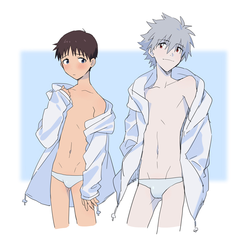 Ikari Shinji (Nagisa Kaworu) Rule 34 Image