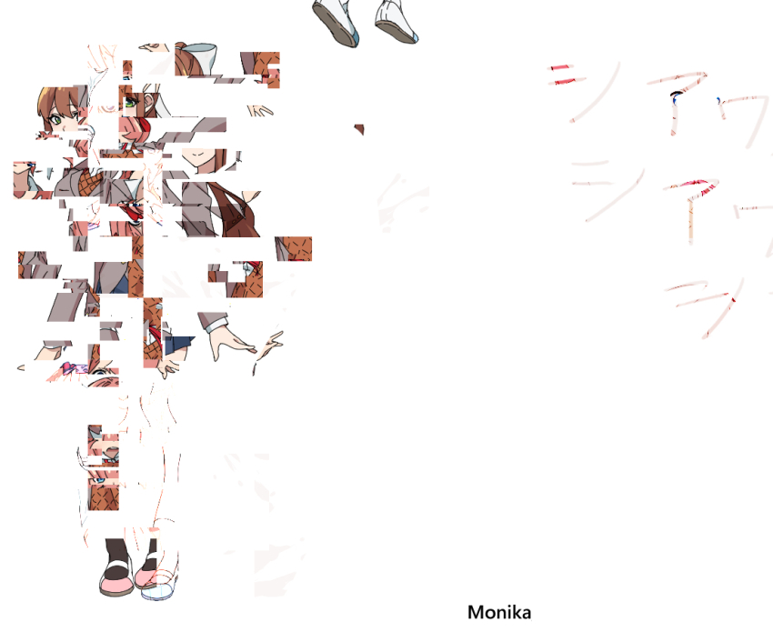 Monika (Doki Doki Literature Club) Rule 34 Image