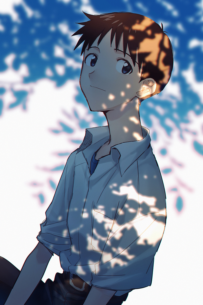 Ikari Shinji (Neon Genesis Evangelion) Rule 34 Image