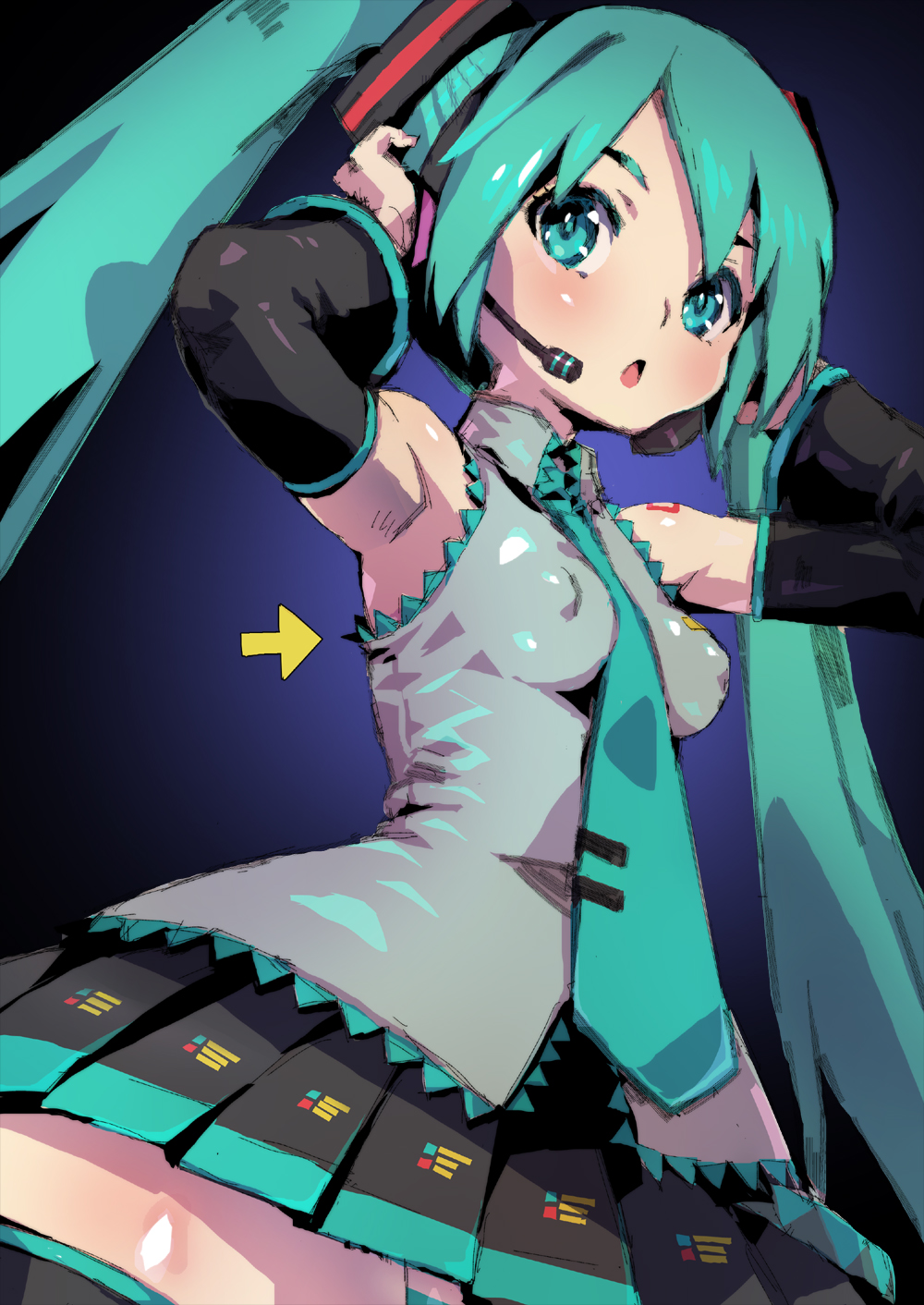 Hatsune Miku (Vocaloid) Rule 34 Image