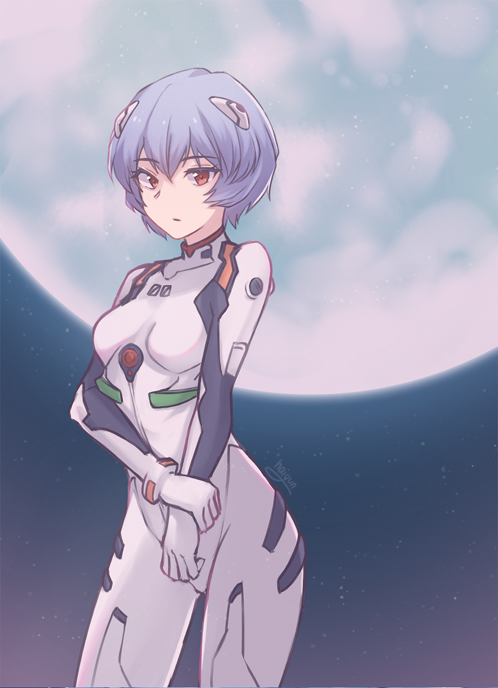 Ayanami Rei (Neon Genesis Evangelion) Rule 34 Image