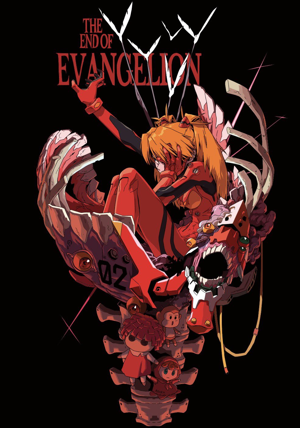 Eva 02 (Neon Genesis Evangelion) Rule 34 Image