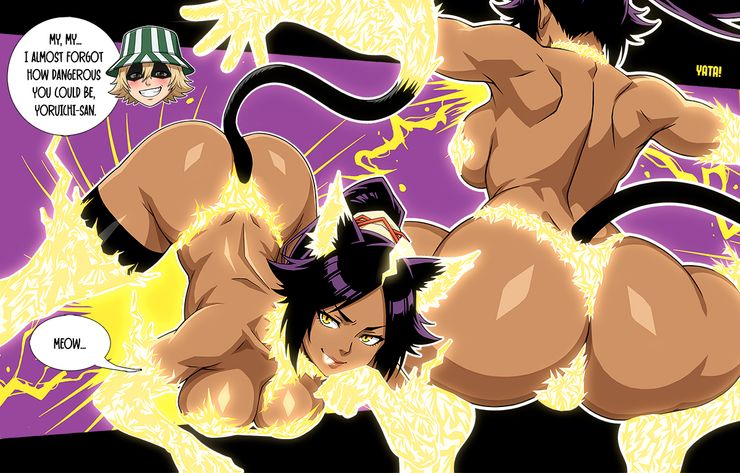 Shihouin Yoruichi (Bleach) Rule 34 Image