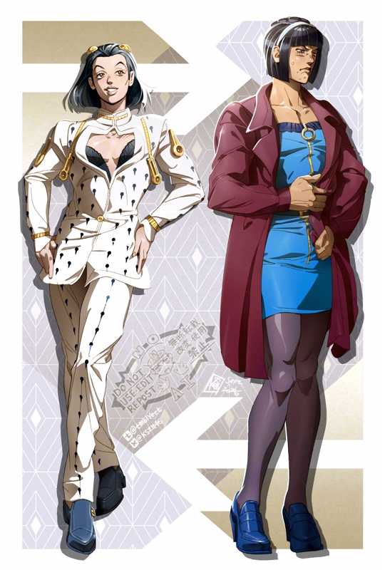 Higashikata Tomoko (Bruno Bucciarati) Rule 34 Image