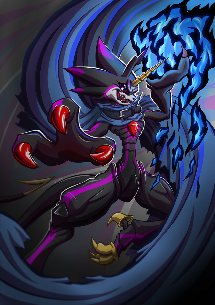 Gulusgammamon (Digimon) Rule 34 Image