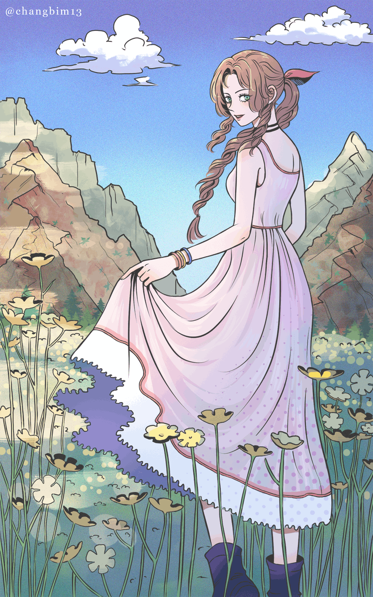 Aerith Gainsborough (Final Fantasy) Rule 34 Image