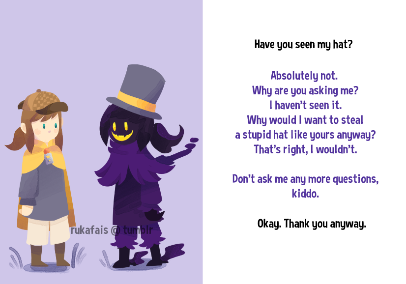 Hat Kid (A Hat In Time) Rule 34 Image