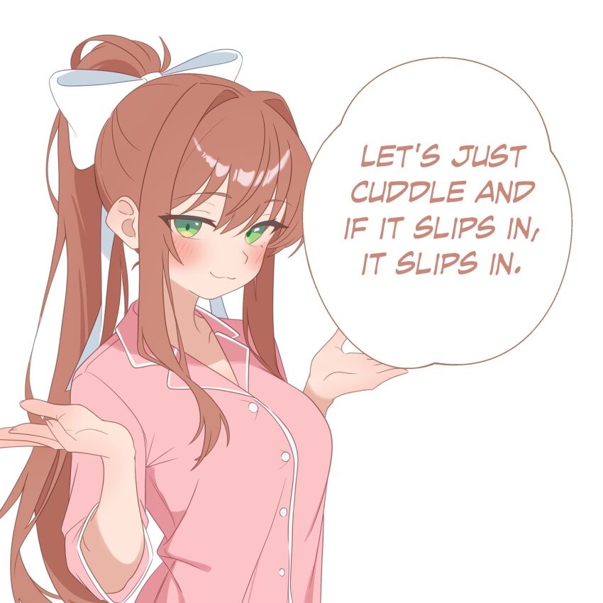 Monika (Doki Doki Literature Club) Rule 34 Image