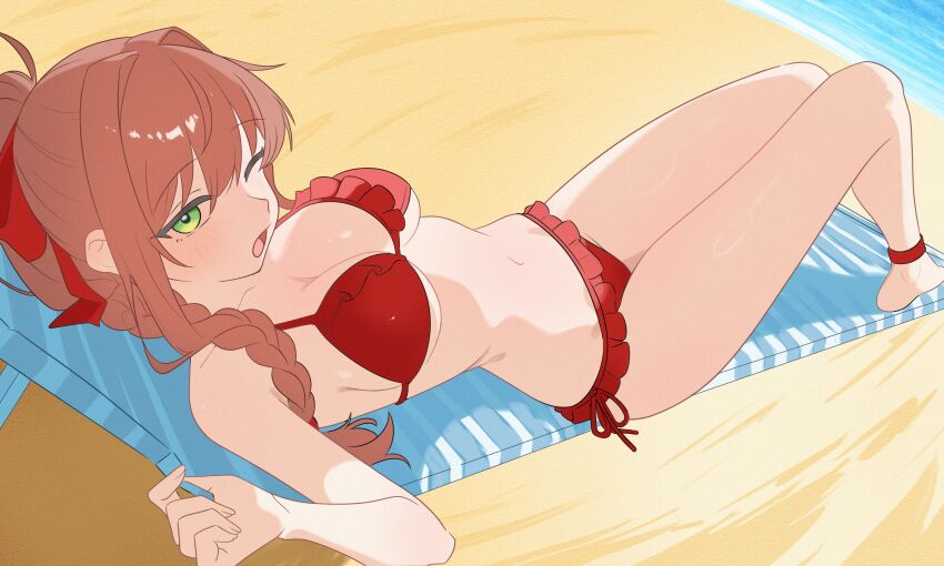 Monika (Doki Doki Literature Club) Rule 34 Image