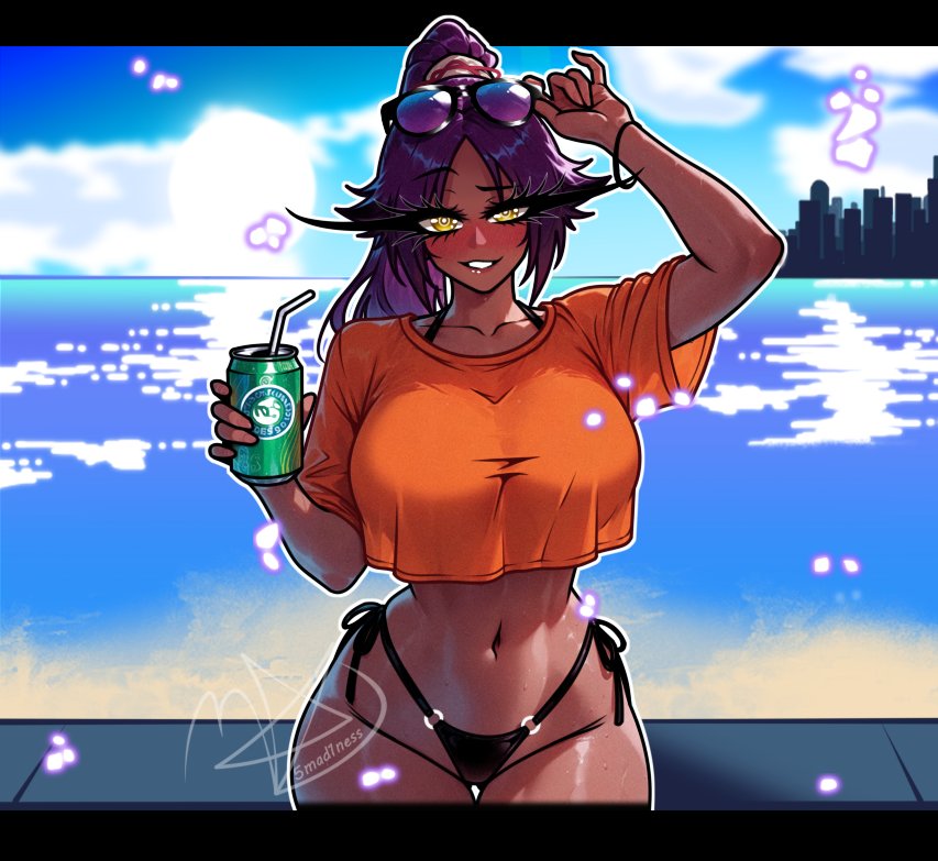 Shihouin Yoruichi (Bleach) Rule 34 Image