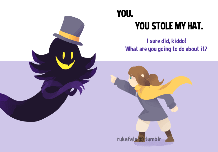 Hat Kid (A Hat In Time) Rule 34 Image