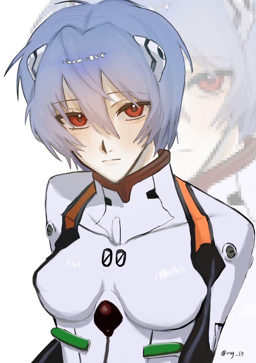 Ayanami Rei (Neon Genesis Evangelion) Rule 34 Image