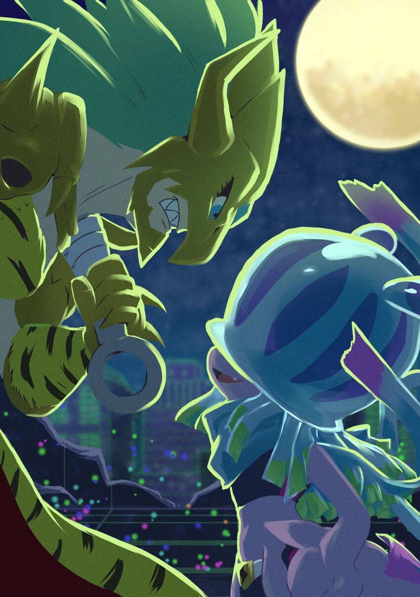 Teslajellymon (Digimon) Rule 34 Image