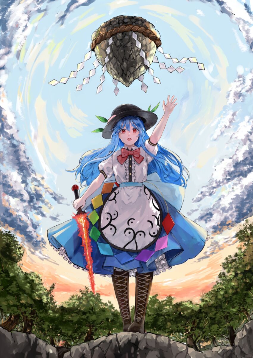 Hinanawi Tenshi (Touhou) Rule 34 Image