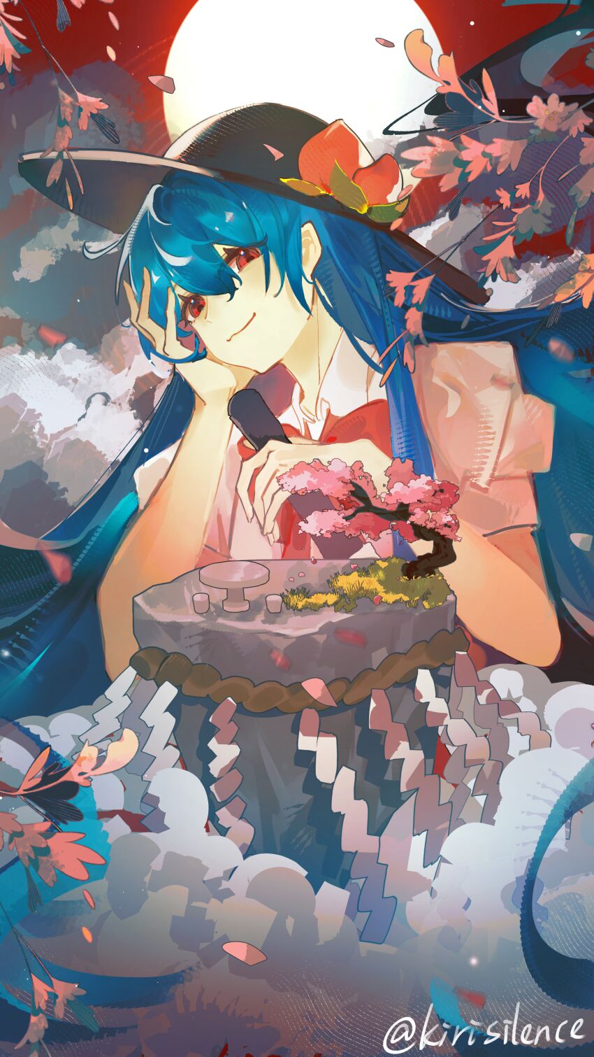 Hinanawi Tenshi (Touhou) Rule 34 Image
